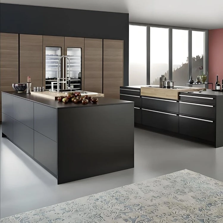 gray wood grain kitchen cabinets (2)
